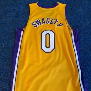 Custom Swaggy P Lakers Jersey